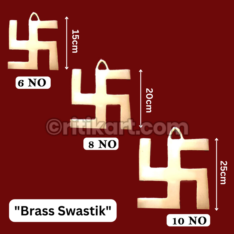 Wall Hanging  Brass Swastika