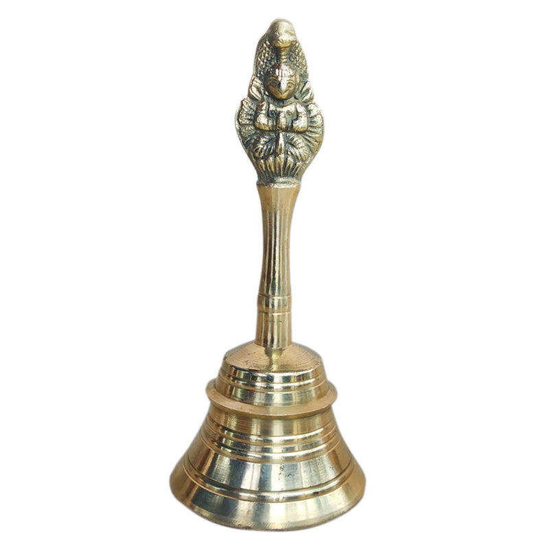 Brass Pooja Bell Small pic-3