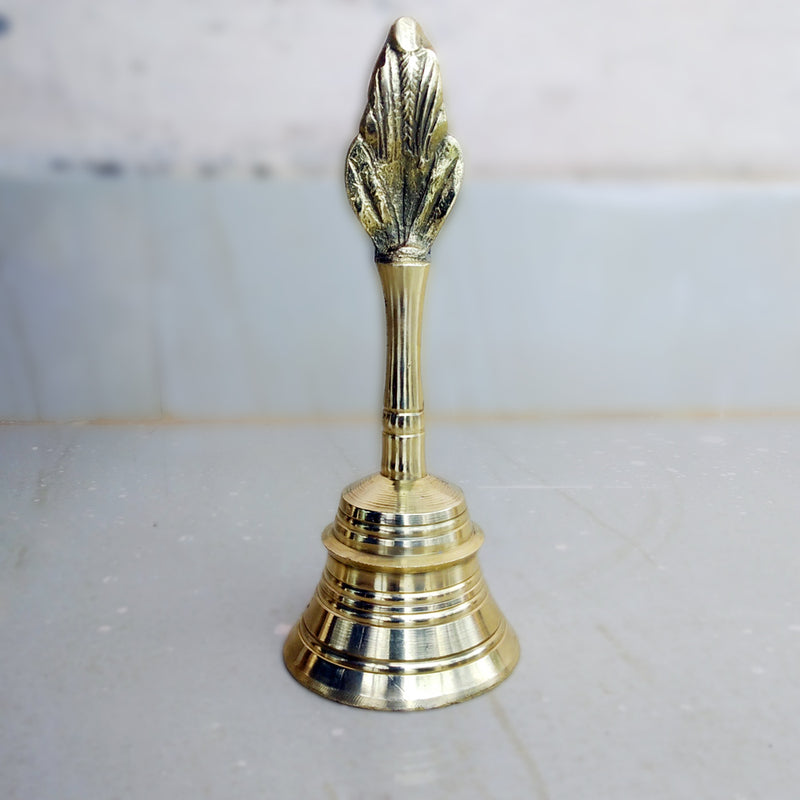 Brass Pooja Bell Small pic-5