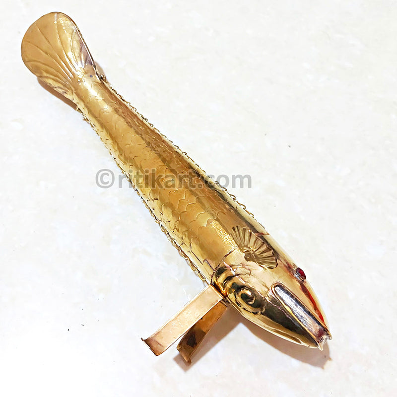 Handmade Flexible Bellaguntha Brass Decorative Fish