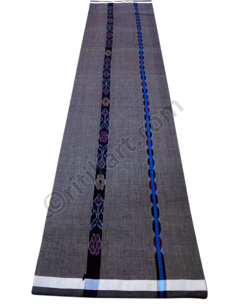 Odisha Sambalpuri Bandha Strips Cotton Lungi