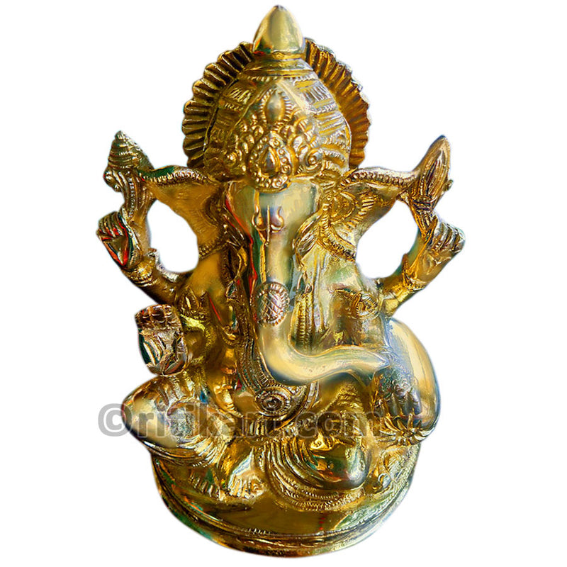 Brass Made Ganesh Idol