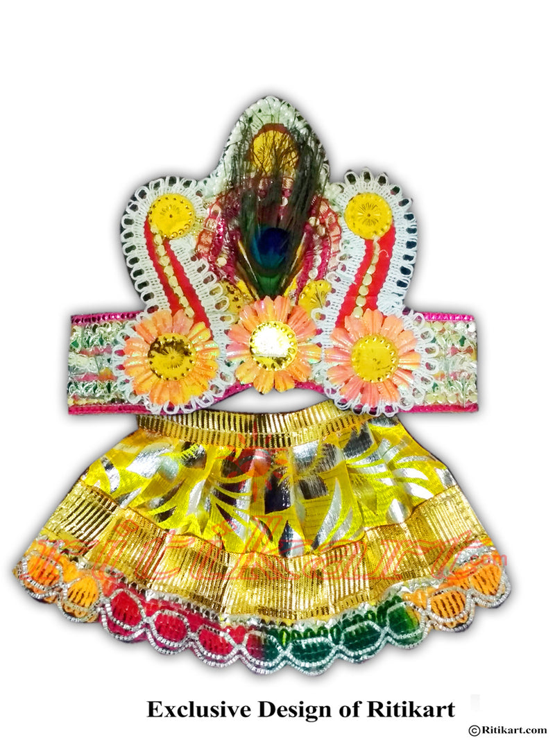 Jagannath Balabhadra Subhadra puja Mukta dress 08 inch-pic4