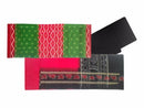 Salwar Suit Material Red and dark green Color with butty Design