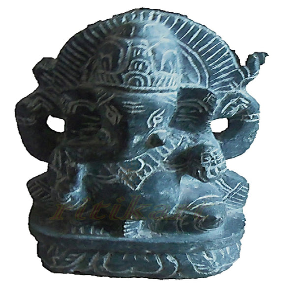 Black Stone Work Lord Ganesh Showpiece