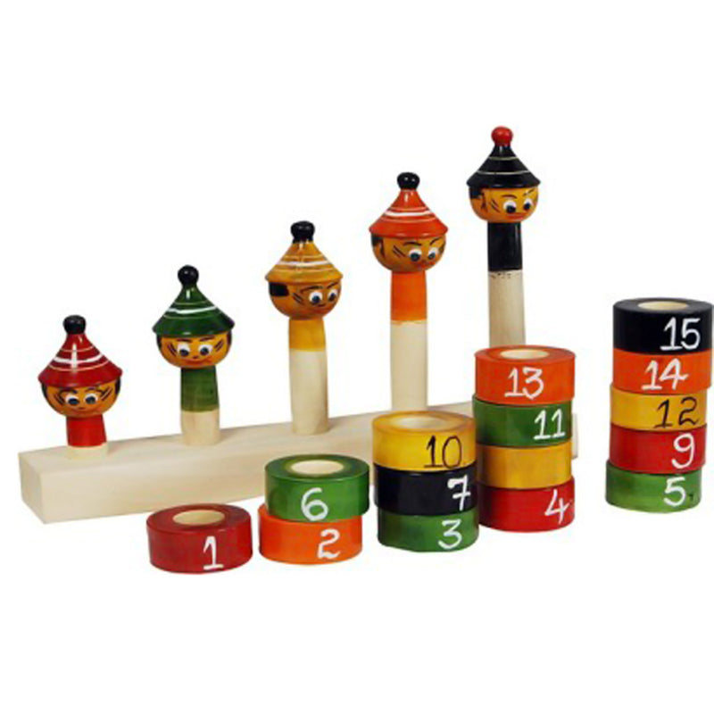 Wooden Stacking & Counting Joker (Multicolor)-pic2
