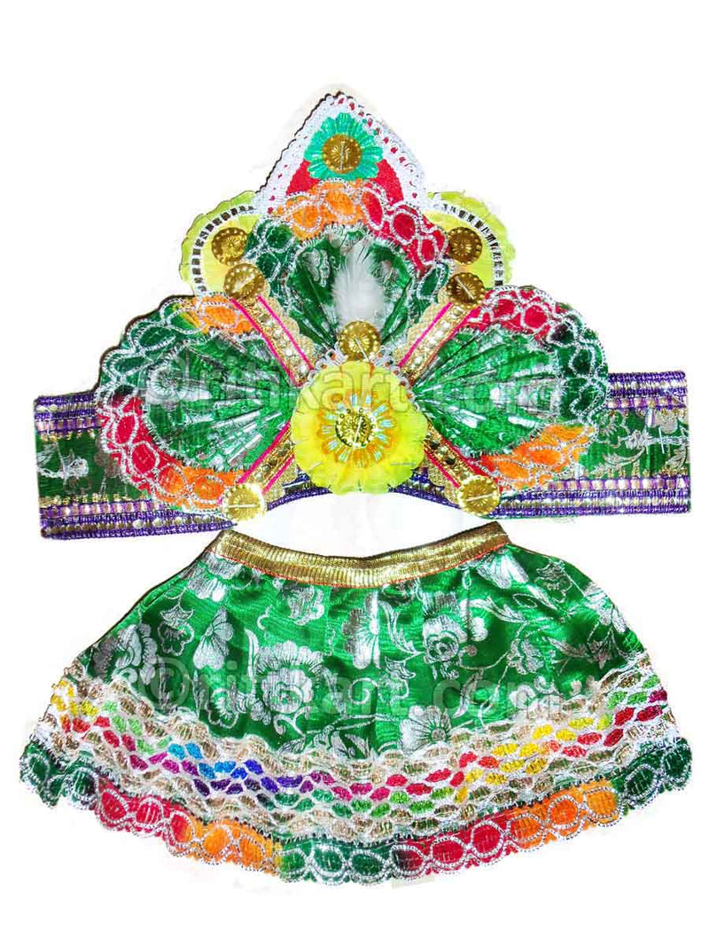 Jagannath Balabhadra Subhadra puja Mukta dress(4/6/8/10 inches)-pc2