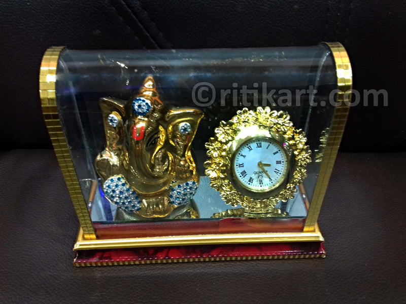 Gold-Plated Alloy Lord Ganesh Showpiece-pic3