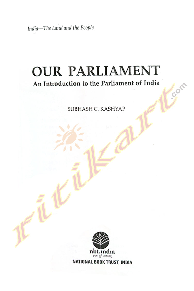Our Parliament - An Introduction to the Parliament of India