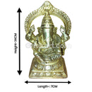 Brass Handcrafted Ganesh Idol.