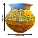 Brass Handcrafted Flower Puja Dhala.