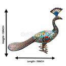 Brass Handcrafted Decorative  Peacock Statue.