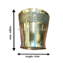 Brass Handcrafted Glass.