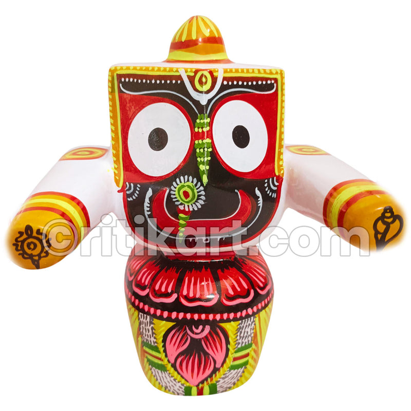 Jagannath Balabhadra Subhadra Wooden Idol 5 CMs/ 10 CMs High