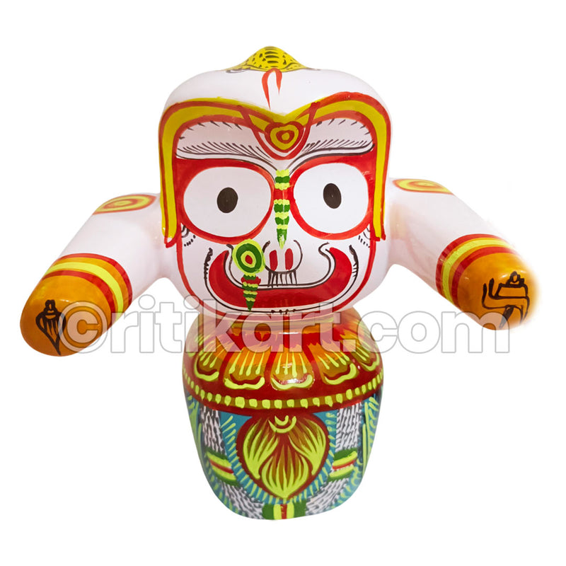 Jagannath Balabhadra Subhadra Wooden Idol 5 CMs/ 10 CMs High