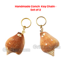Handmade Conch Key Chain (Set of 2).