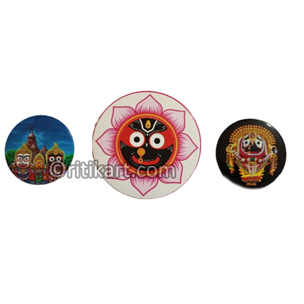 Jagannath Frame Magnet (Set of 3).