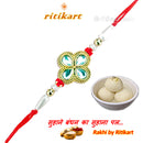 Designer Pearl and Stone Rakhi