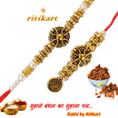 Antique Designed Bhaiya-Bhabhi Rakhi