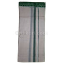 Odisha Heritage Pure Sutta Green-White Gamuchha