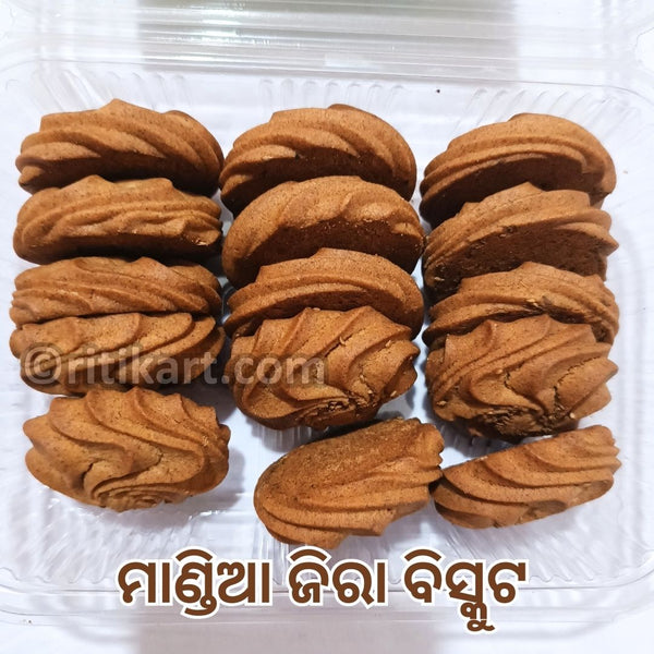 Super Healthy Mandia-Zeera Floavored Hand-made Biscuit/250 gms_1