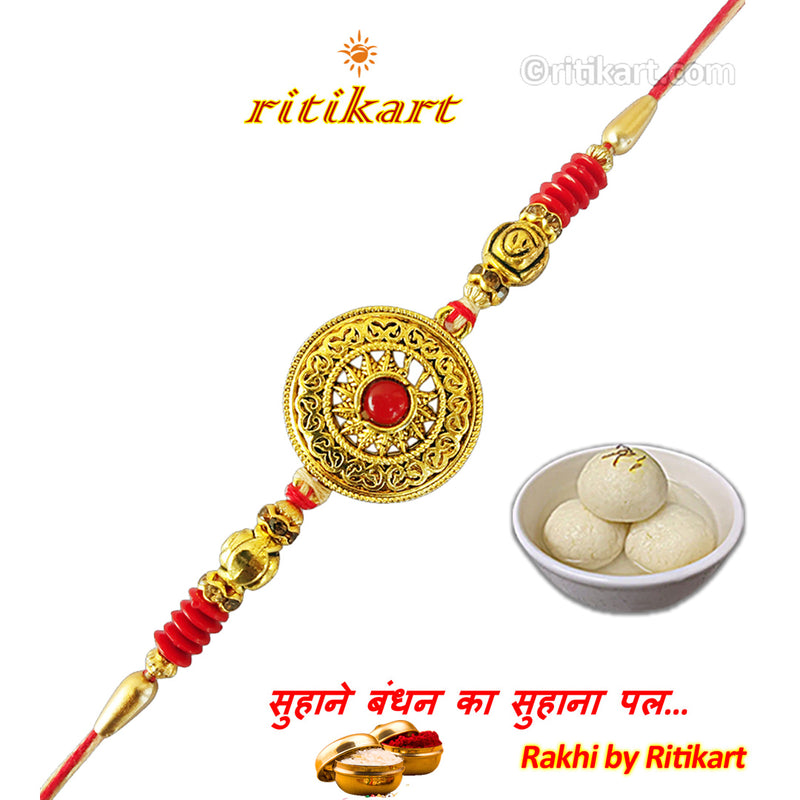 Exclusive Royal Premium Designer Metal Rakhi