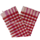 Light Yellow Large Check Pattern Khordha Gamucha