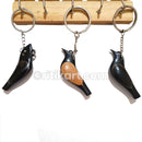 Cow Horn Made Key Rings (Set of 3).