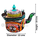 Hand-Painted Lord Jagannath Art Decorative Kettle