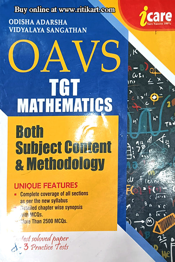 OAVS TGT MATHEMATICS Both Subject Content & Methodology.