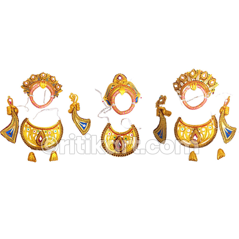 Suna Besha Costume Jagannath Balabhadra Subhadra