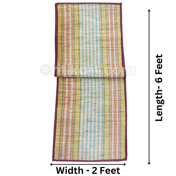 Eco-Friendly Handcrafted Mat/Chatai - 6X2 Feet