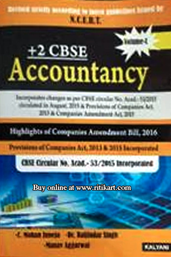 +2 Cbse Accountancy Vol-1