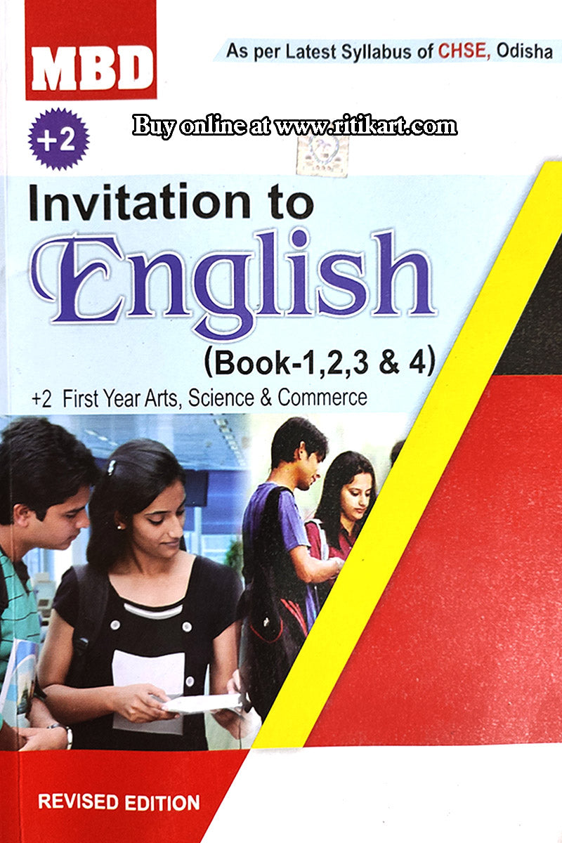 Invitation To English (Book-1,2,3 and 4) For +2 1st Year Arts,Science & Commerce Students.