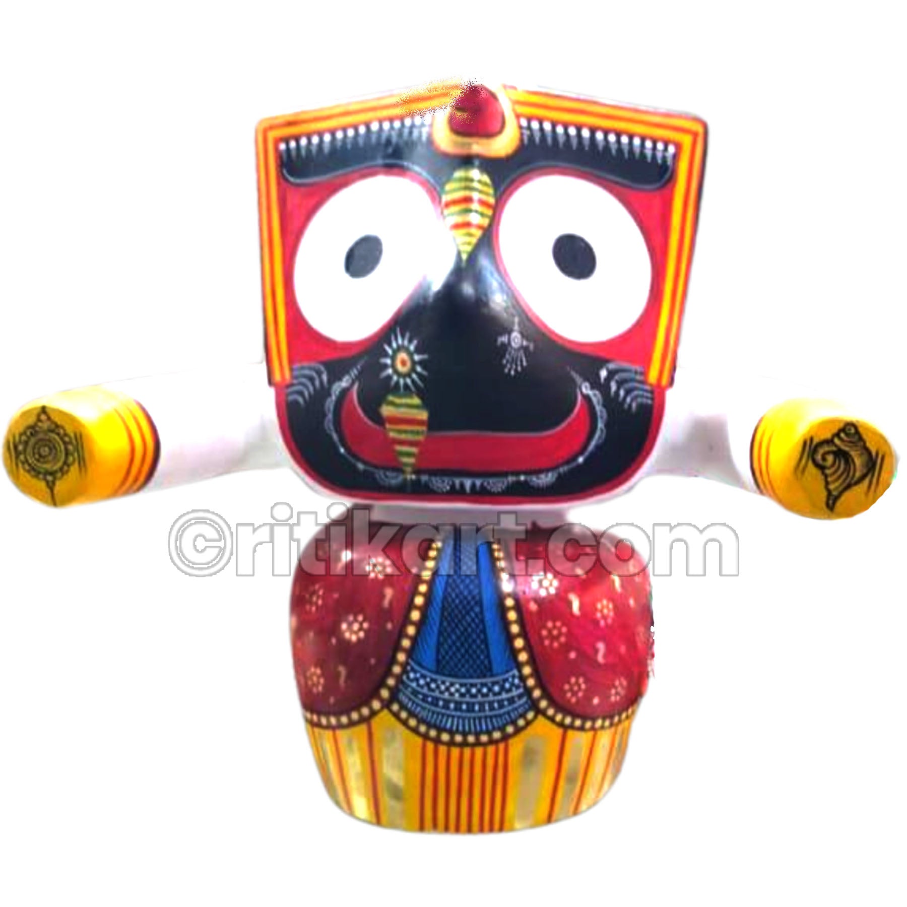 Buy Jagannath Patitapaban Wooden Idol(Dhoti Design)