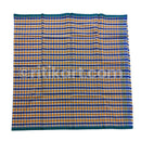 Yellow,Blue Small Check Pattern Sambalpuri Gamucha