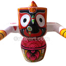 Lord Jagannath Patitapaban Wooden Temple Set Decorative Idol