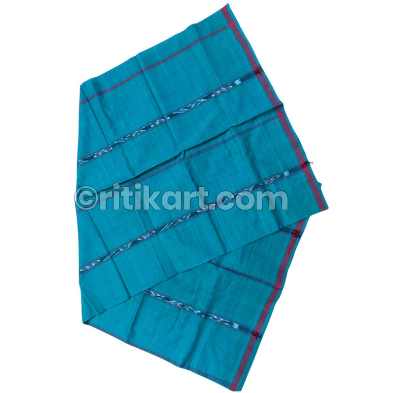 Dark Blue Sambalpuri Cotton Lungi