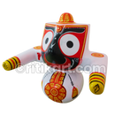 Lord Jagannath Patitapaban Wooden Idol White Design