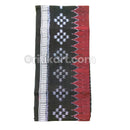 Maroon Black Cotton Taraboi  Premium Khudabunda Gamucha