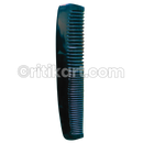 Medium 2 in 1 Buffalo Horn Black Comb for Women- 15 Cm