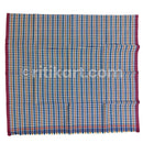 Light Yellow,Green Small Check Pattern Sambalpuri Gamucha