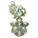 Brass Handcrafted Panchmukhi Diya.