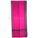 Pink Green Border Pure Sutta Taraboi Gamuchha