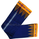 Deep Blue Yellow Border Gamucha