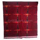 Deep brown star Sambalpuri lungi