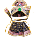 Jagannath Balabhadra Subhadra puja Pagadi dress 10 inch