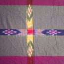 Gray And Pink Cotton Sambalpuri Rumal
