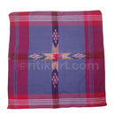 Blue And Red Cotton Sambalpuri Rumal
