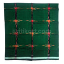 Dark Green star Sambalpuri lungi